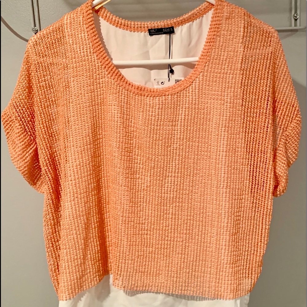 Zara top 🧡